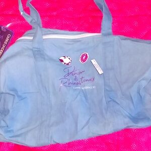 VIP Carrie Underwood Denim & Rhinestones Tour Tote with bag tag and pins